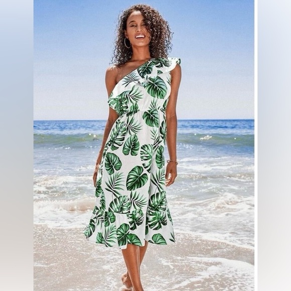 Cupshe Dresses & Skirts - Cupshe one shoulder cotton dress small